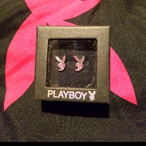 PLAYBOY BUNNY PINK EARRINGS